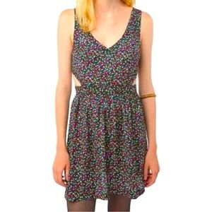 URBAN OUTFITTERS Coincidence & Chance Confetti Cut-out Mini Dress Size Medium